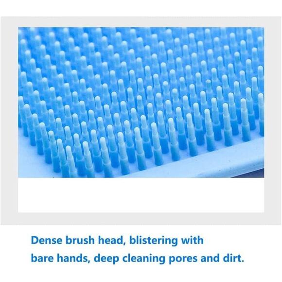 Dual Sided Silicone Back Scrubber Body Bath Belt Massage Brush for Shower - Picture 6 of 9